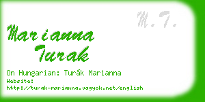 marianna turak business card